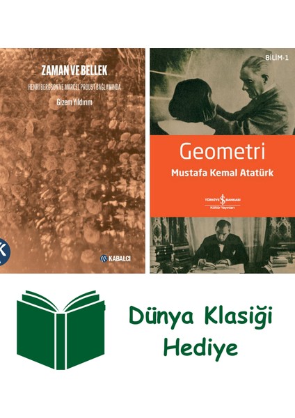 Zaman ve Bellek + Geometri + Dünya Klasiği Hediye