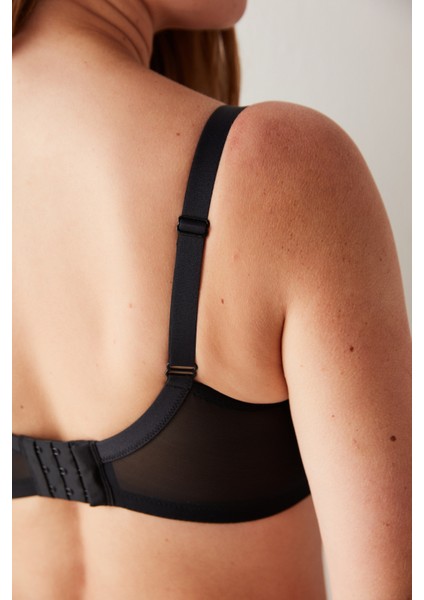 #Hiççamaşırı Siyah Balensiz Lily Toparlayıcı Sütyen