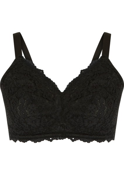 #Hiççamaşırı Siyah Balensiz Lily Toparlayıcı Sütyen