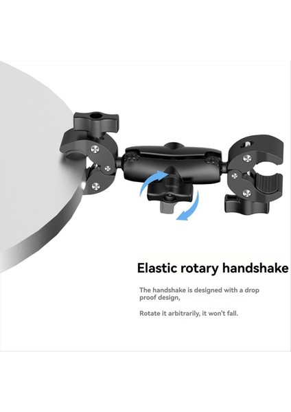 Motosiklet Bisiklet Eylem Kamera Yatağı Kiti INSTA360 X4 Gopro Çift Kafa Güçlü Kelepçe Gidon Braketi (Yurt Dışından) modelleri