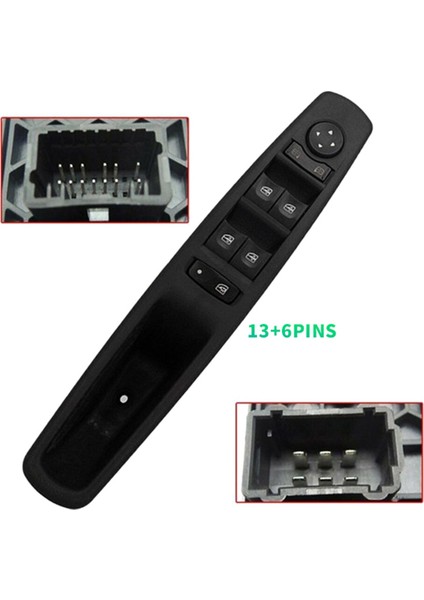 Renault Laguna Fluence 2007-2015 Elektrikli Cam Düğmesi Için 13+6 Pıns Cam Ana Kontrol Anahtarı 254000014R 254000008R (Yurt Dışından) fiyatları