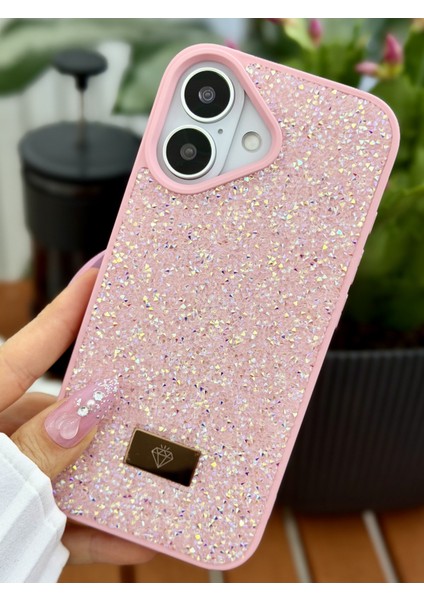 Iphone 17 Uyumlu Elmas Tasarımlı Taşlı Işıltılı Parlak Pırlanta Kılıf modelleri