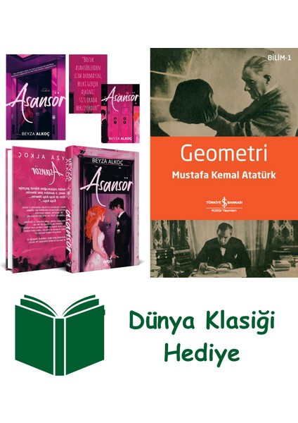 Asansör (Ciltli) + Geometri + Dünya Klasiği Hediye