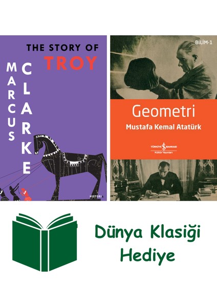 The Story Of Troy + Geometri + Dünya Klasiği Hediye