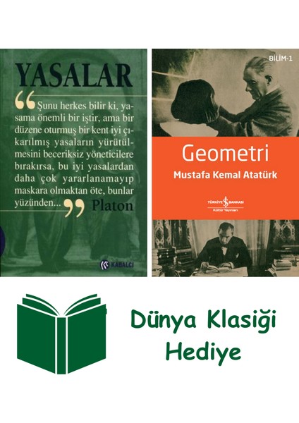 Yasalar + Geometri + Dünya Klasiği Hediye