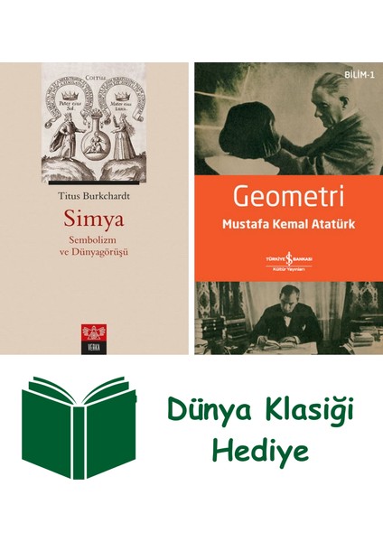 Simya - Sembolizm ve Dünyagörüşü + Geometri + Dünya Klasiği Hediye
