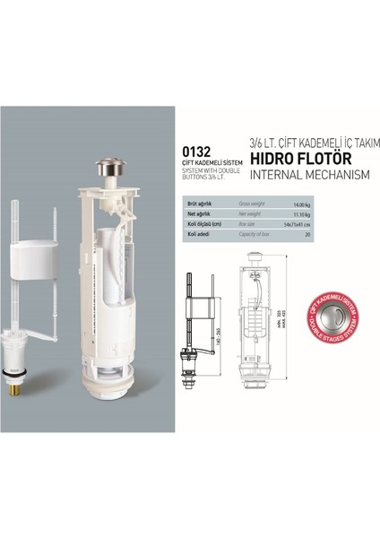 Omega Beyaz Kanallı Duvara Sıfır Klozet Takımı OMG1303, Nkp İnci Yavaş Kapak
