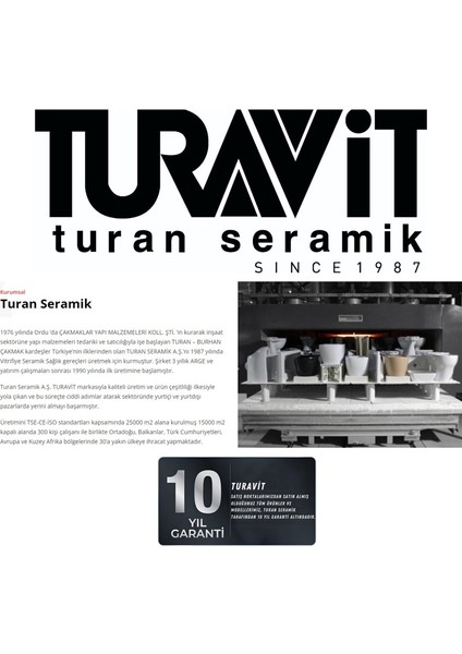 Omega Beyaz Kanallı Duvara Sıfır Klozet Takımı OMG1303, Nkp İnci Yavaş Kapak