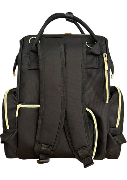 Venüs Siyah Gold Aksesuar Anne Bebek Bakım Sırt Çantası fırsatları