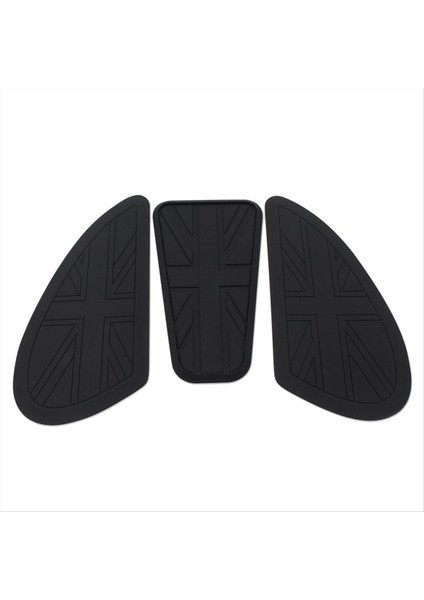 Motosiklet Motor Sticker Gaz Yakıt Tankı Koruyucu Kılıf Dizlik Kavrama Kaymaz Çıkartması Triumph T100 T120 Siyah (Yurt Dışından)