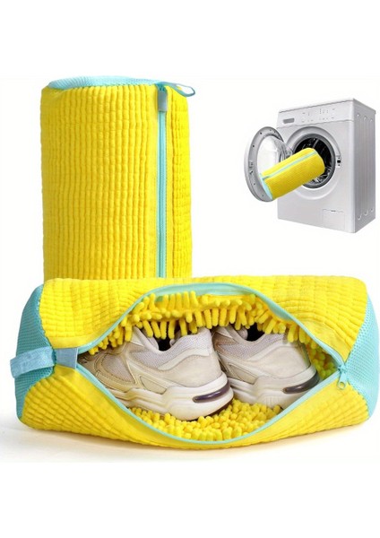 Ayakkabı Yıkama Çantası Ayakkabı Yıkama Bakım Çantası Çamaşır Makinesi Özel Tembel Ayakkabı Yıkama Çantası Ev Makinesi Yıkama Ayakkabı Çantası (2 Adet) (Yurt Dışından) fiyatları