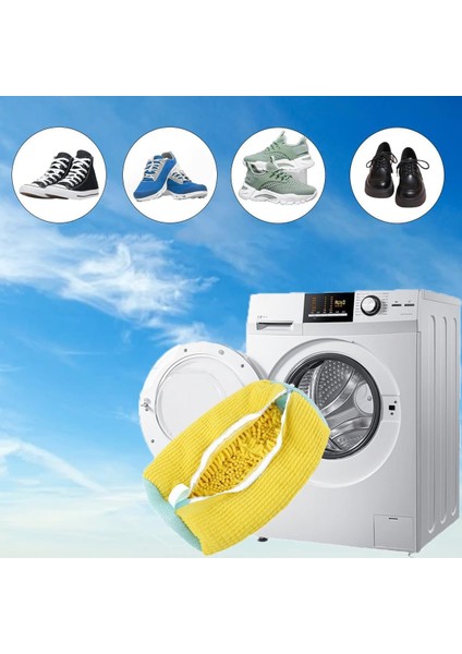 Ayakkabı Yıkama Çantası Ayakkabı Yıkama Bakım Çantası Çamaşır Makinesi Özel Tembel Ayakkabı Yıkama Çantası Ev Makinesi Yıkama Ayakkabı Çantası (2 Adet) (Yurt Dışından) fırsatları