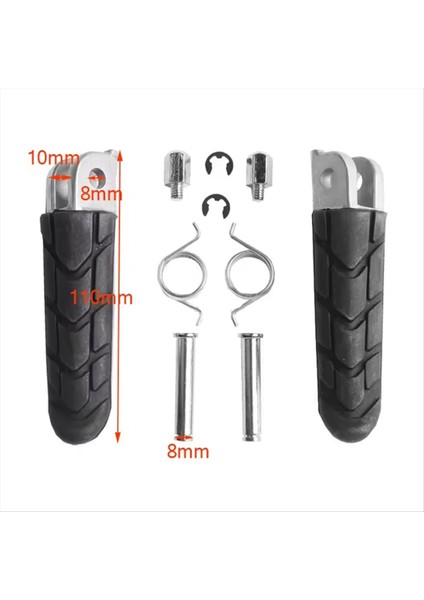 Motosiklet Ön Ayak Pedalı Ayak Dayanakları Mandal Ayak Kazıklar Honda CB400 CB600 CB1300 VTR250 VTR1000 (Yurt Dışından) fiyatları