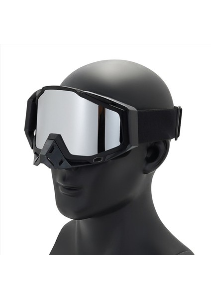 Motokros Gözlük Açık Sürme Kum Geçirmez Rüzgar Geçirmez Güneş Gözlüğü Sürme Gözlük Ayarlanabilir Elastik Bant ile (Yurt Dışından) fırsatları