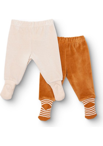 Erkek Bebek 2li Çoraplı Pantolon Kadife Çoraplı Paça fiyatları