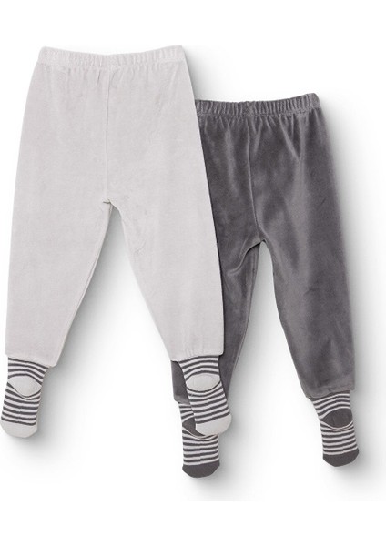 Erkek Bebek 2li Çoraplı Pantolon Kadife Çoraplı Paça fiyatları