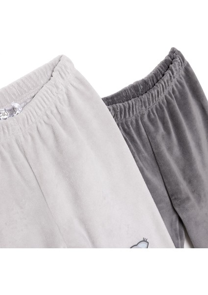 Erkek Bebek 2li Çoraplı Pantolon Kadife Çoraplı Paça modelleri