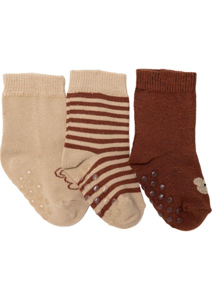 Erkek Bebek 3lü Kaydırmaz Çorap fiyatları