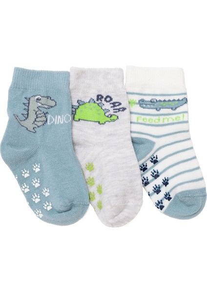 3lü Kaydırmaz Çorap
