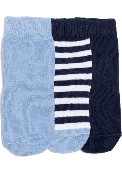 Erkek Bebek 3lü Kaydırmaz Çorap modelleri