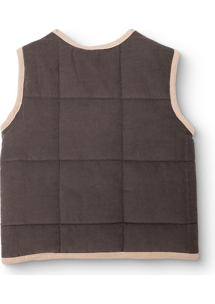 Erkek Bebek Woodland 1 Yelek Fitilli Kadife Dokuma V Yaka Atlet Kol fiyatları