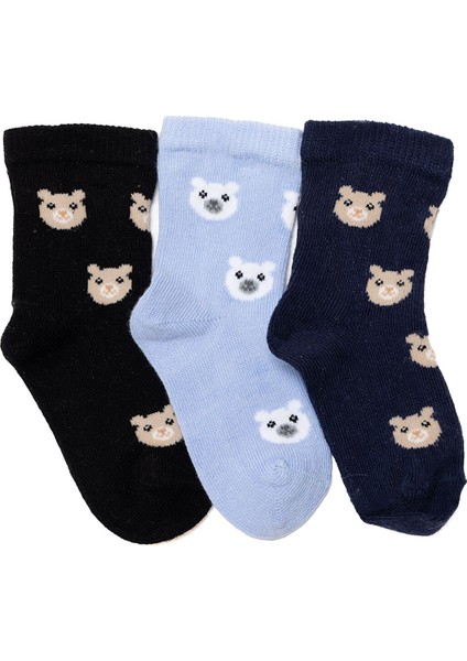 Erkek Bebek 3lü Soket Çorap