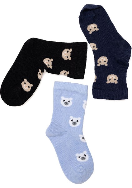 Erkek Bebek 3lü Soket Çorap modelleri