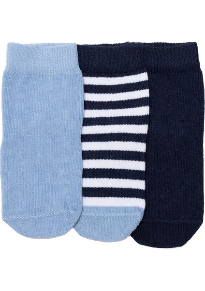 Erkek Bebek 3lü Kaydırmaz Çorap