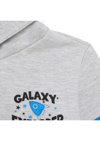 Erkek Bebek Kapüşonlu Sweatshirt Şardonlu Üç Iplik Uzun Kol modelleri