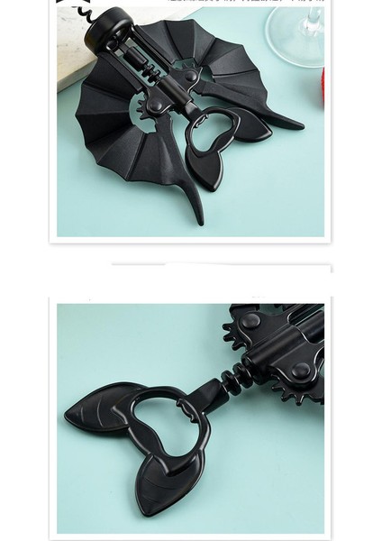 Yarasa Şeklinde Şişe Açacağı, Şarap Açacağı ve Bira Açacağı (Ikisi Bir Arada) (Yurt Dışından) indirimleri