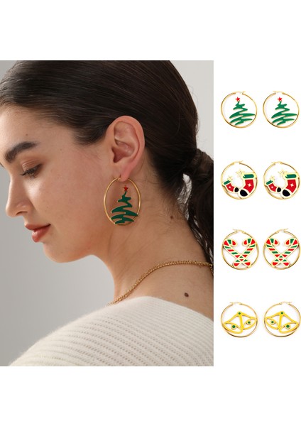 Noel Küpeleri Noel Ağacı Küpeleri (Yurt Dışından) fiyatları