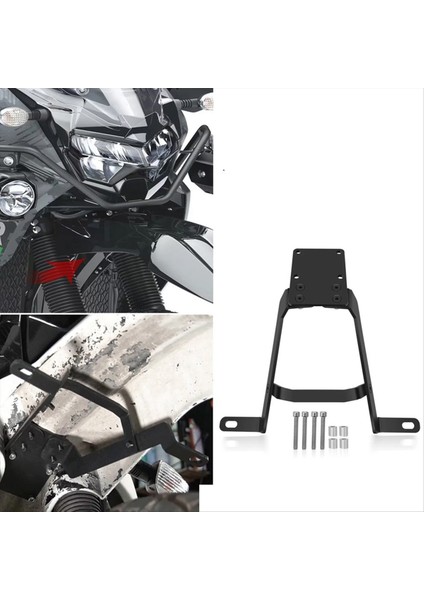 Motosiklet Ön Çamurluk Yardımcı Işık Montaj Işık Braketi Kawasaki KLR650 Klr 650 2008-2024 2025 (Yurt Dışından) modelleri