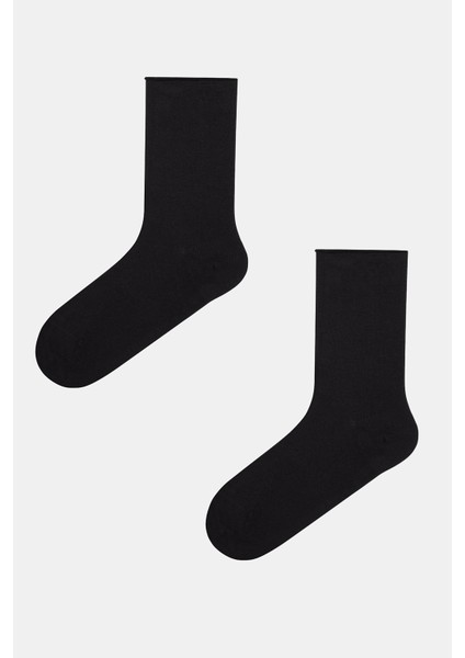 Siyah Rahat Lastik Modal Soket Çorap modelleri