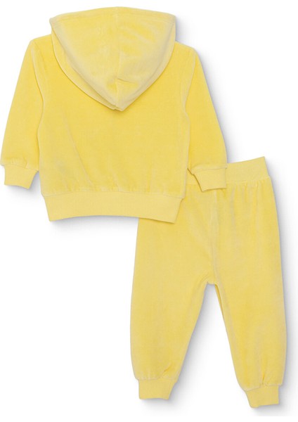 Kız Bebek Eşofman Takımı Iki Iplik Kapüşonlu Yaka Uzun Kol Lastikli Paça fiyatları