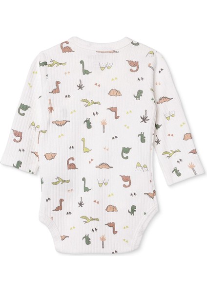 Erkek Bebek Zıbın Body Interlok V Yaka Uzun Kol fiyatları