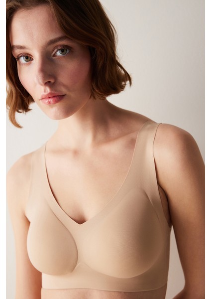#izbırakmaz Invisible Up Bej Balensiz Görünmez Sütyen