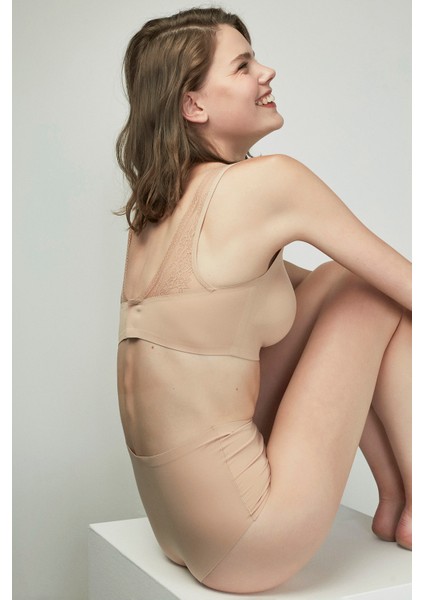 #izbırakmaz Invisible Up Bej Balensiz Görünmez Sütyen