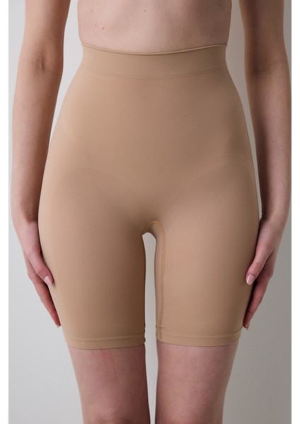 Premium Dikişsiz Seamless Push Up Şort Korse