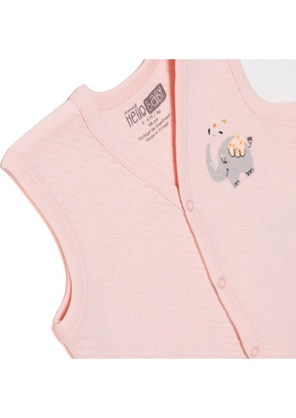 Kız Bebek Kapitone Yelek Kapitone Örme Bisiklet Yaka Atlet Kol modelleri