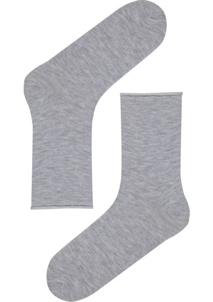 4 Çift Pamuklu Rahat Lastik Soket Çorap