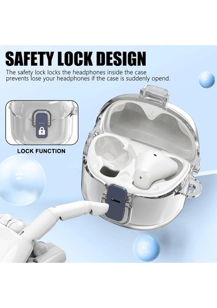 Jbl Tune Flex Kılıf Güvenli Kilitli Koruma Kılıfı Şeffaf fiyatları