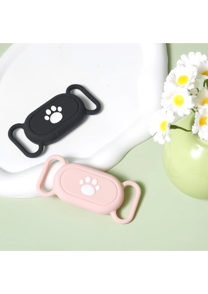 Samsung Galaxy Smarttag 2 Kılıf Evcil Hayvan İçin Boyun Tasma Aparatı Pembe