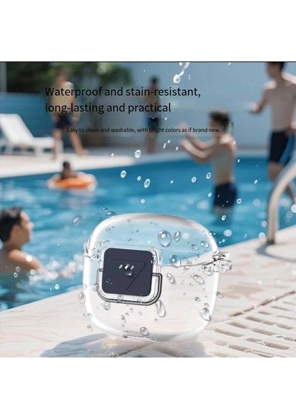 Jbl Tune Flex 2 Kılıf Güvenli Kilitli Koruma Kılıfı Şeffaf