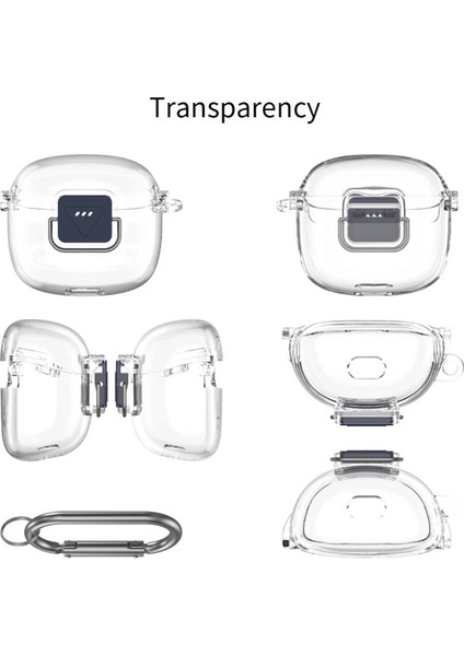 Jbl Tune Flex 2 Kılıf Güvenli Kilitli Koruma Kılıfı Şeffaf