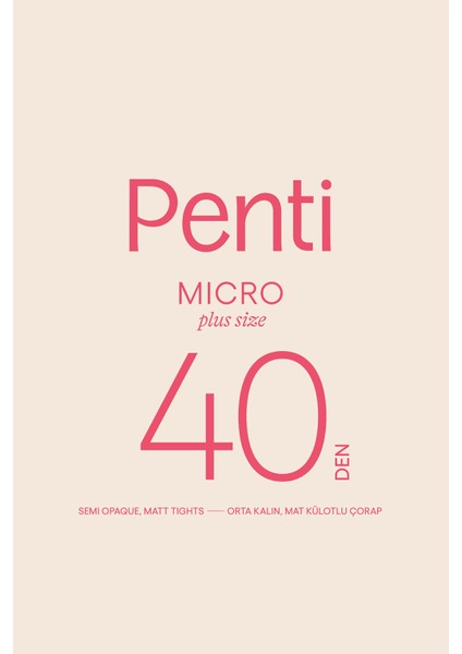 Micro 40 Maxi Külotlu Çorap-Pentilicious