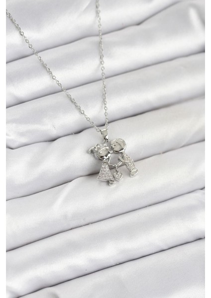 316L Çelik Zincir Erkek Kız Model Kadın Kolye