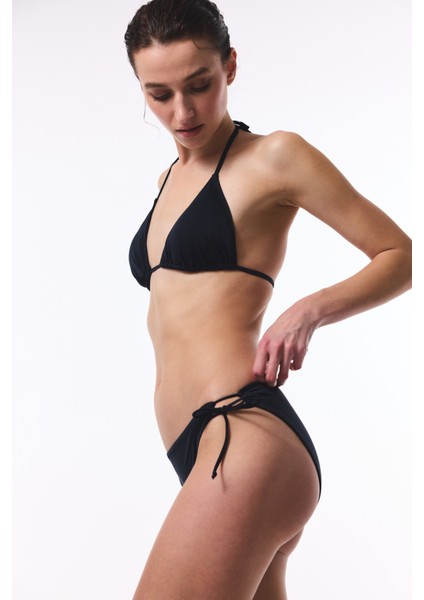 Siyah Ring Orta Bel Bikini Altı