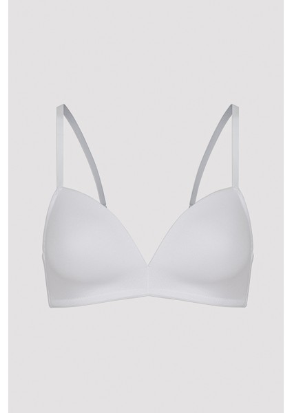 #hiççamaşırı Beyaz Cosy Balensiz Pamuklu Sütyen