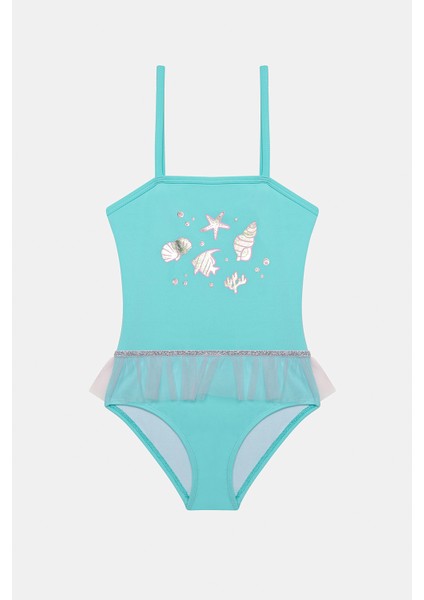 Kız Çocuk Starfish Açık Mavi Mayo fiyatları