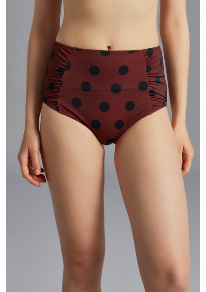 Polka Yüksek Bel Fashion Bikini Altı indirimleri